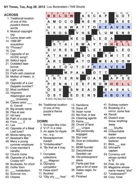 crossword heaven word search|Search Clues .